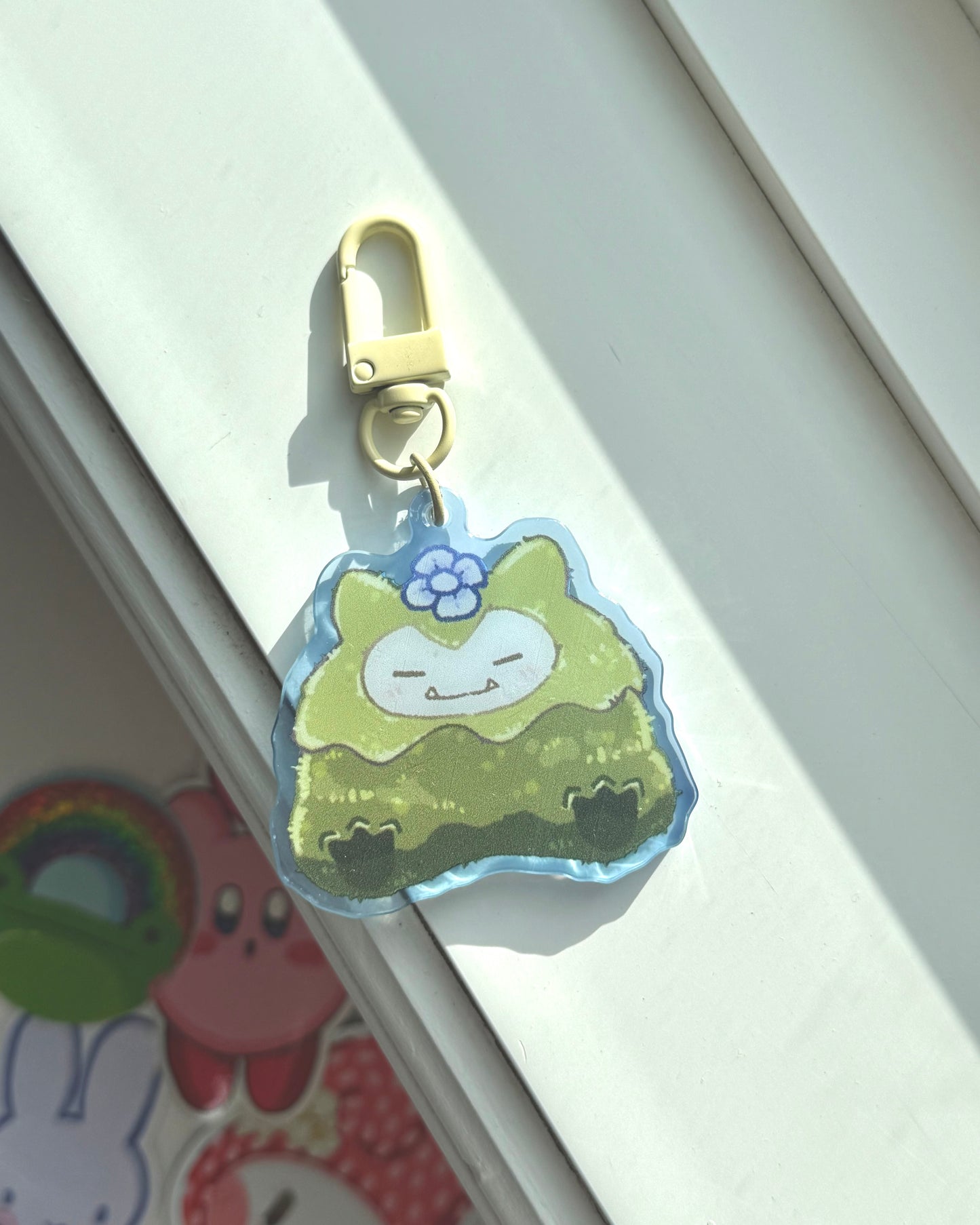 mosslax keychain - pokopia