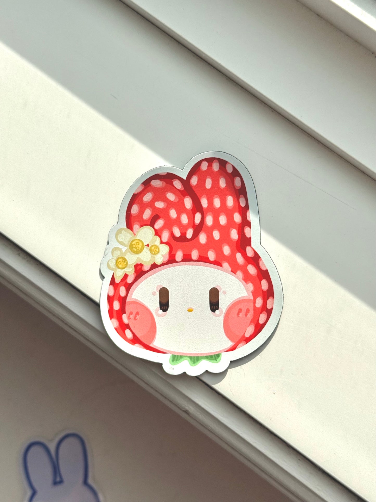 strawberry my melody magnet - sanrio