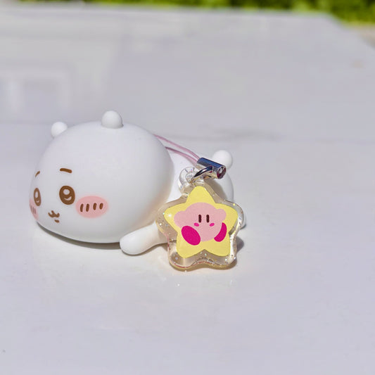 kirby star charm - kirby