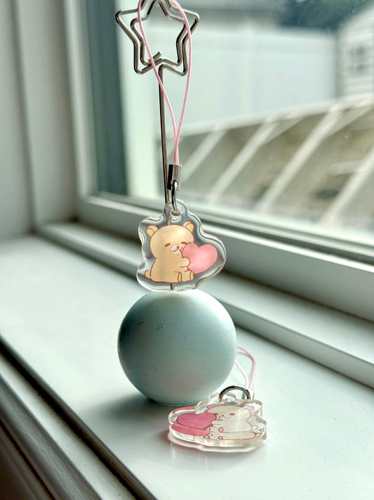 rilakkuma x korillakuma charms - san-x