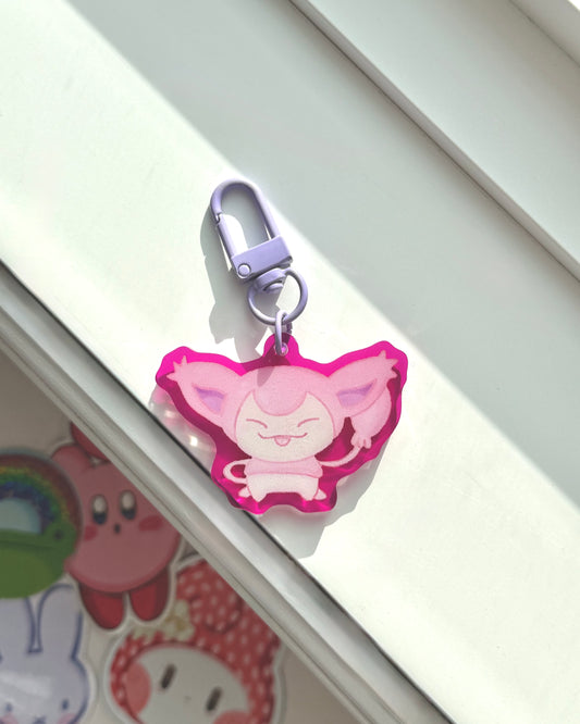 skitty keychain - pokémon